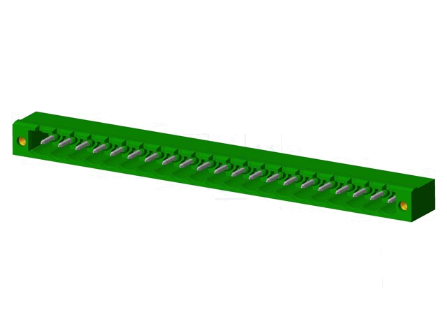 Connector: ontkoppelbare terminal strip; contact; mannelijk Connector: ontkoppelbare terminal strip; contact; mannelijk